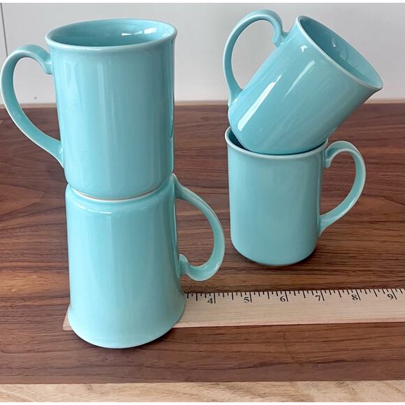 Prego Aqua by Corning Crown Mug CoffeeTea Cocoa Set of 4 Replacement - Picture 8 of 8
